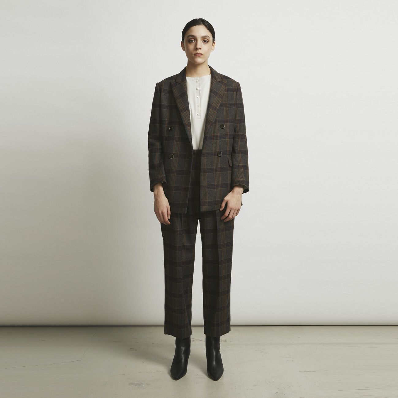 HELIOPOLE「HELIOPOLE the Ellison W Jacket (TOMAS WOOL CHECK)」|デニムジャケット|