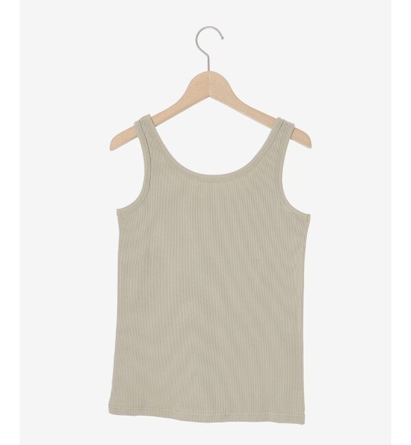 le.coeur blanc「COTTONストレッチテレコタンク」|タンクトップ|