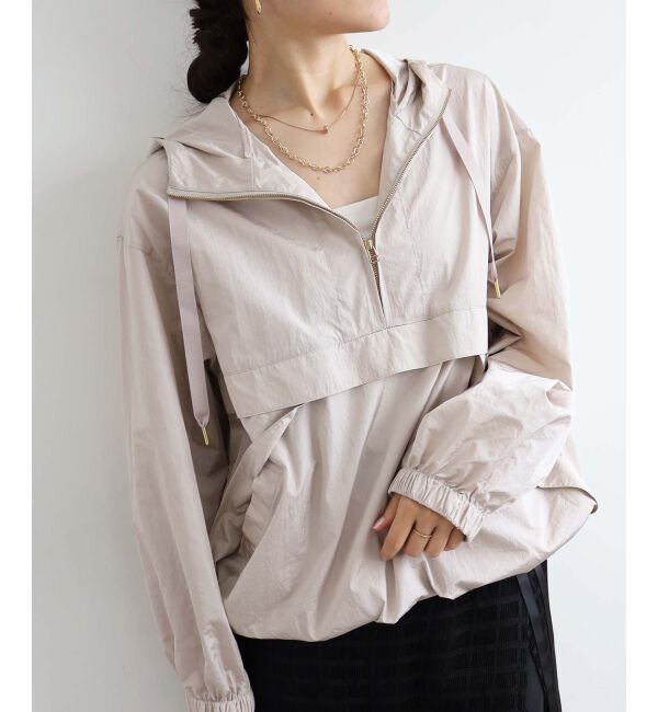 le.coeur blanc「シャイニーナイロンアノラックパーカー」|その他|