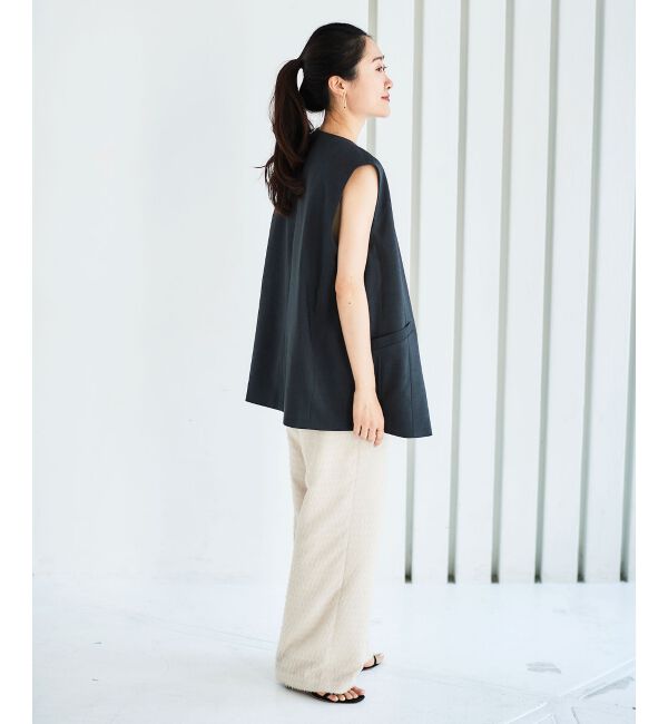 le.coeur blanc「カットジャガードイージーパンツ」|その他|