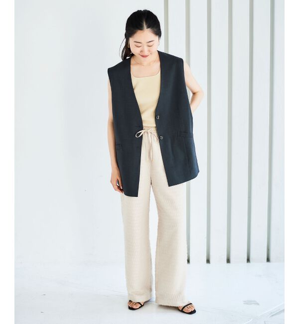 le.coeur blanc「カットジャガードイージーパンツ」|その他|