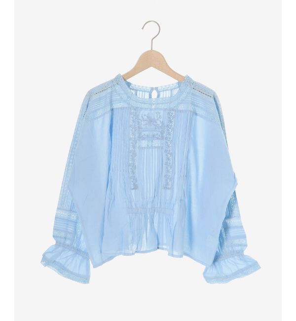  「《手洗い可能》Fanakaリバーレースブラウス」|シャツ・ブラウス|