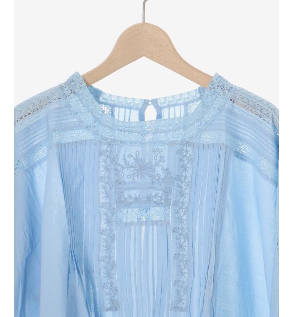  「《手洗い可能》Fanakaリバーレースブラウス」|シャツ・ブラウス|