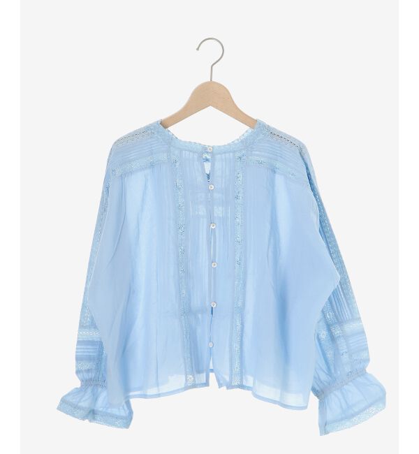 「《手洗い可能》Fanakaリバーレースブラウス」|シャツ・ブラウス|