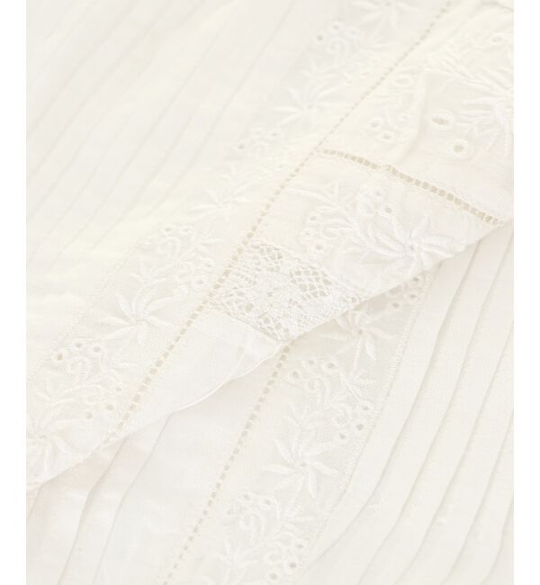  「《手洗い可能》Fanakaリバーレースブラウス」|シャツ・ブラウス|