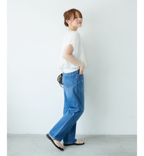  「シアーフリンジフレンチスリーブブラウス」|シャツ・ブラウス|