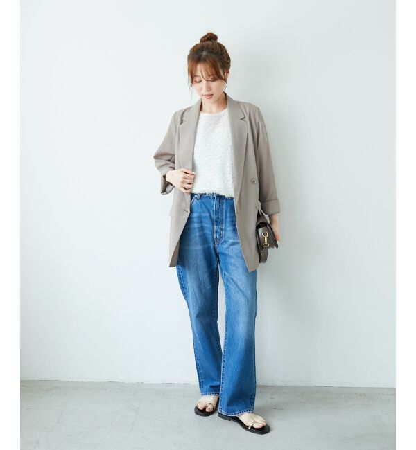  「シアーフリンジフレンチスリーブブラウス」|シャツ・ブラウス|