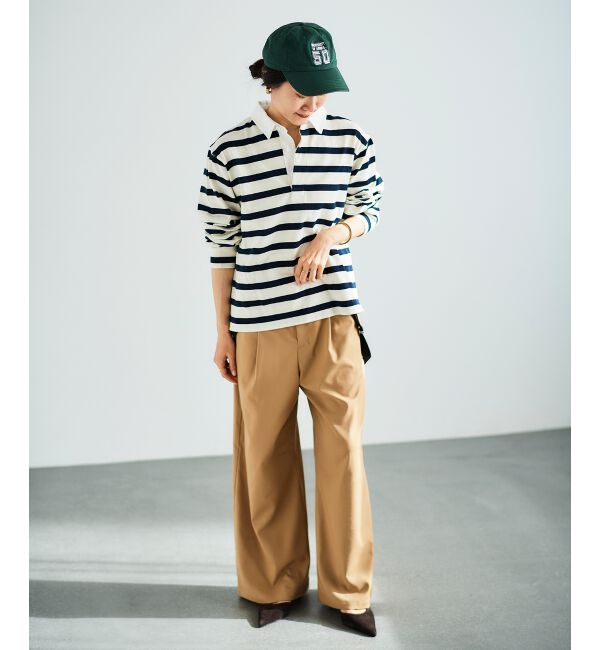 le.coeur blanc「サスペンダー付タックワイドパンツ」|その他|