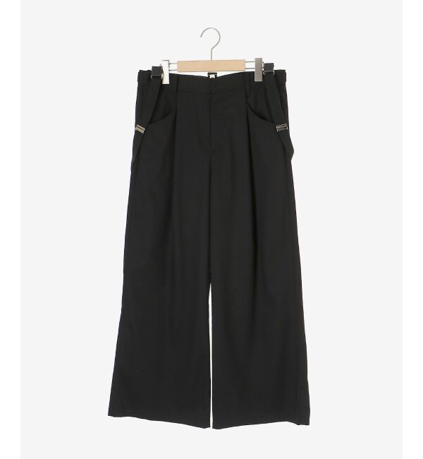 le.coeur blanc「サスペンダー付タックワイドパンツ」|その他|