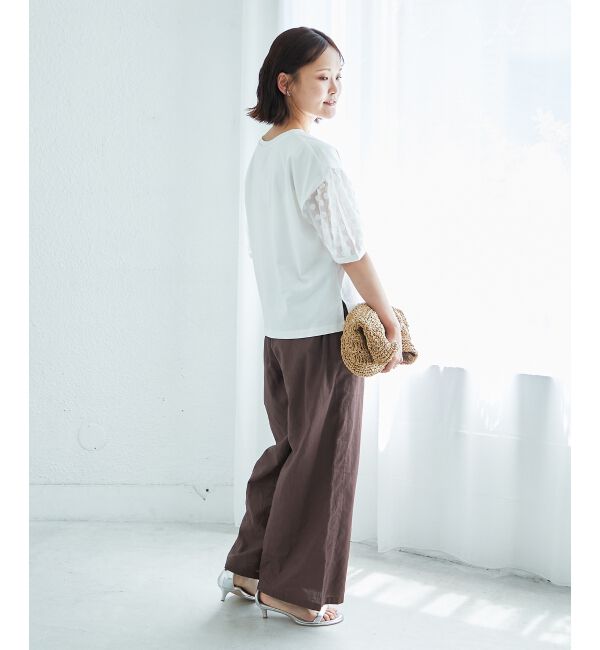  「TORRAZZO DONNAドット切替カットソー」|Tシャツ・カットソー|