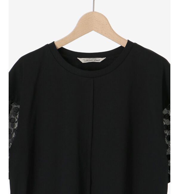  「TORRAZZO DONNAドット切替カットソー」|Tシャツ・カットソー|