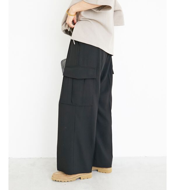  「センタープレスカーゴパンツ」|カーゴ|