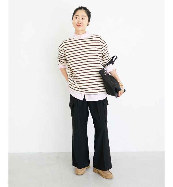  「センタープレスカーゴパンツ」|カーゴ|