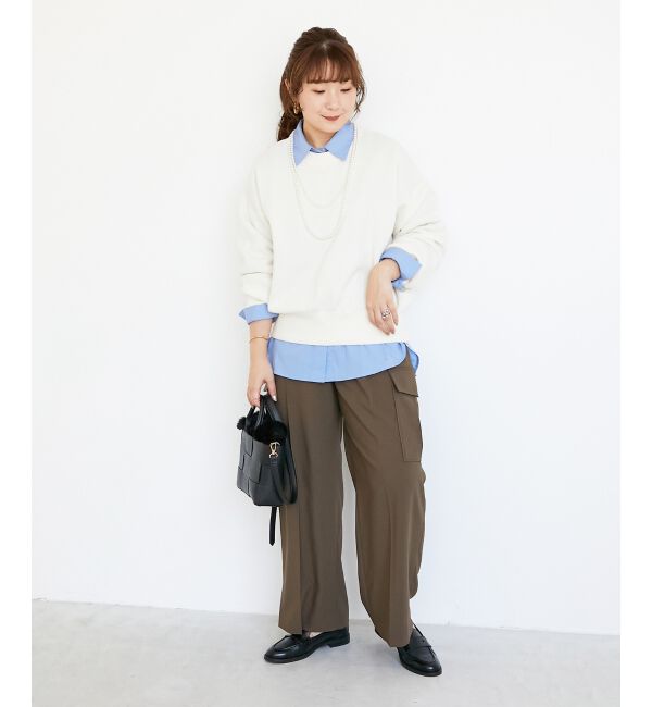  「センタープレスカーゴパンツ」|カーゴ|