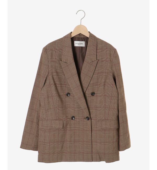  「グレンチェックダブルブレストジャケット」|その他|
