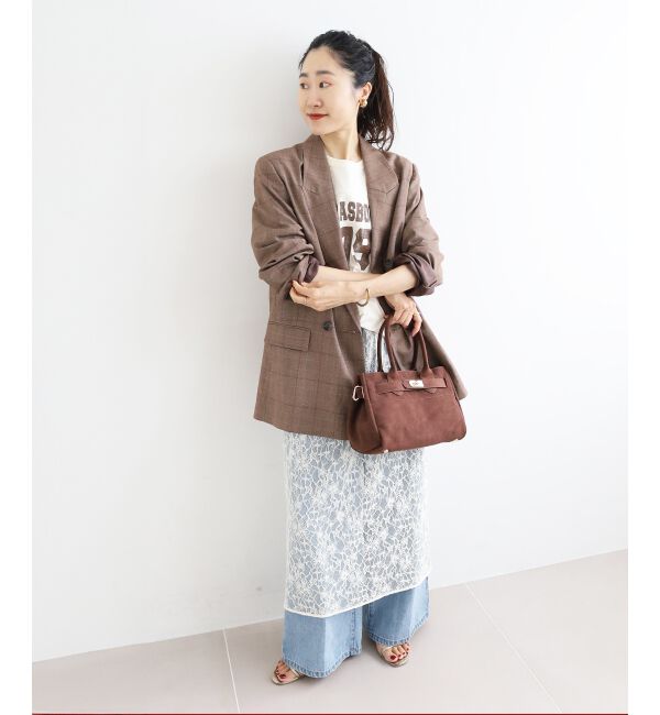  「グレンチェックダブルブレストジャケット」|その他|