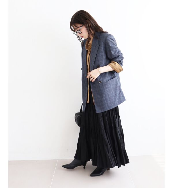  「グレンチェックダブルブレストジャケット」|その他|