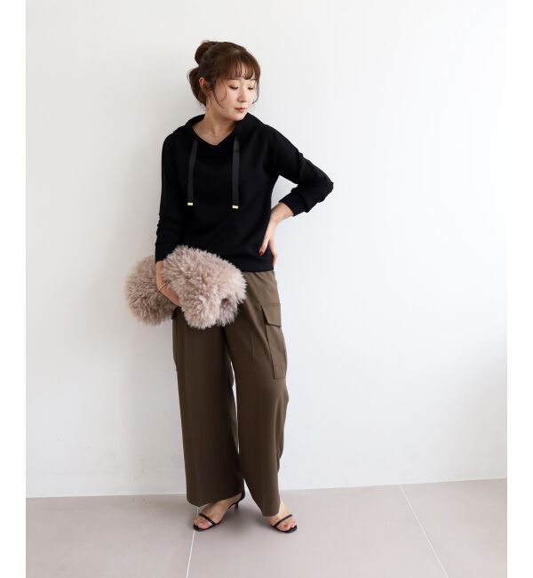  「《WEB限定アイテム》パーカーライクデザイントップス」|Tシャツ・カットソー|