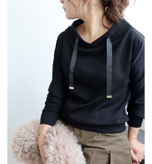  「《WEB限定アイテム》パーカーライクデザイントップス」|Tシャツ・カットソー|