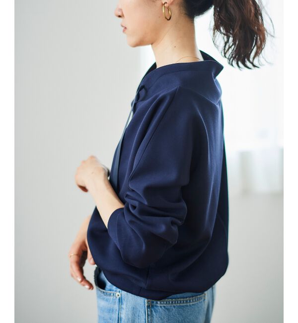  「《WEB限定アイテム》パーカーライクデザイントップス」|Tシャツ・カットソー|