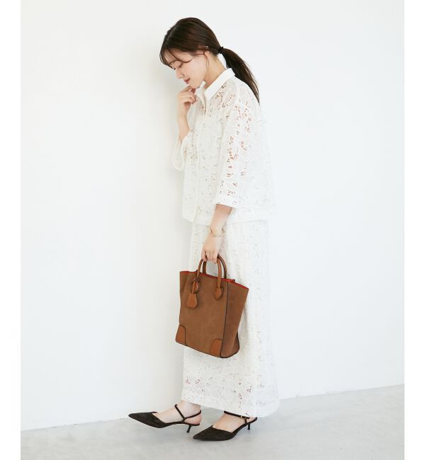  「モチーフレースシャツ」|シャツ・ブラウス|