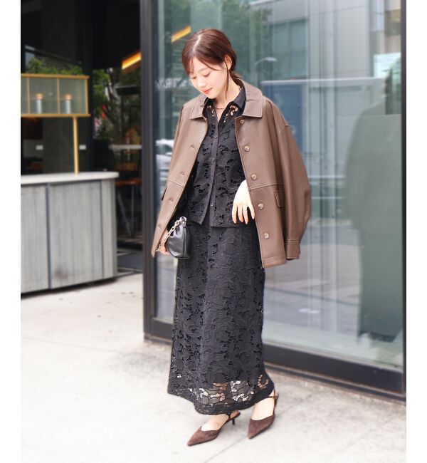  「モチーフレースシャツ」|シャツ・ブラウス|