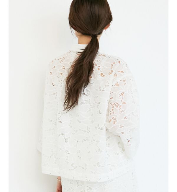  「モチーフレースシャツ」|シャツ・ブラウス|