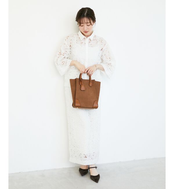  「モチーフレースシャツ」|シャツ・ブラウス|