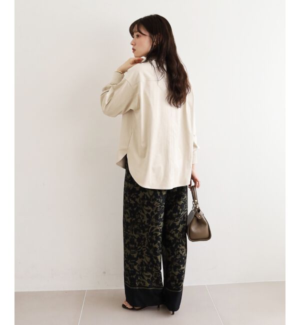  「パネルフラワープリントパンツ」|その他|