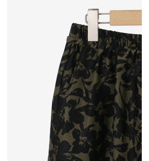  「パネルフラワープリントパンツ」|その他|