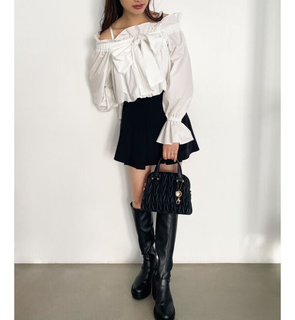 MAJESTICLEGON「♯チャームセットキルティングバッグ」|ショルダー・メッセンジャー|