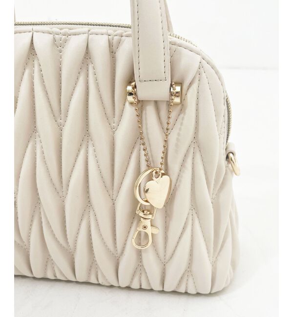 MAJESTICLEGON「♯チャームセットキルティングバッグ」|ショルダー・メッセンジャー|