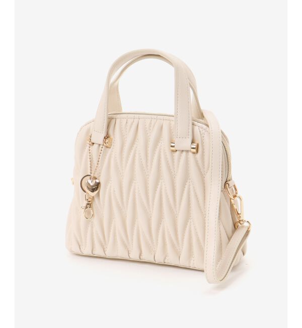 MAJESTICLEGON「♯チャームセットキルティングバッグ」|ショルダー・メッセンジャー|