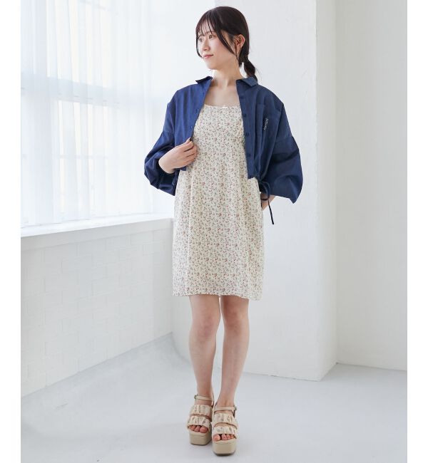 MAJESTICLEGON「フロントリボンミニキャミワンピース」|ワンピース|