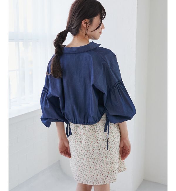 MAJESTICLEGON「フロントリボンミニキャミワンピース」|ワンピース|