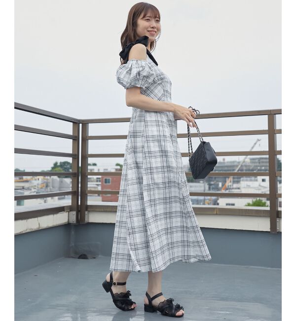 MAJESTICLEGON「2wayバイカラーリボンワンピース」|ワンピース|