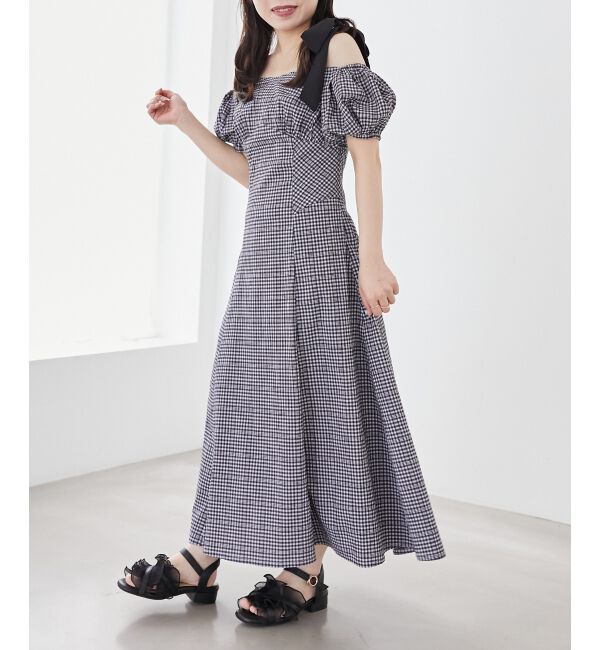 MAJESTICLEGON「2wayバイカラーリボンワンピース」|ワンピース|