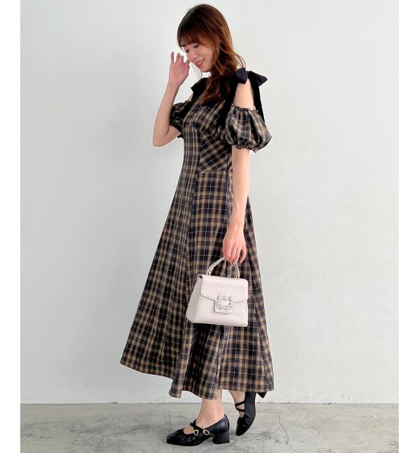 MAJESTICLEGON「2wayバイカラーリボンワンピース」|ワンピース|