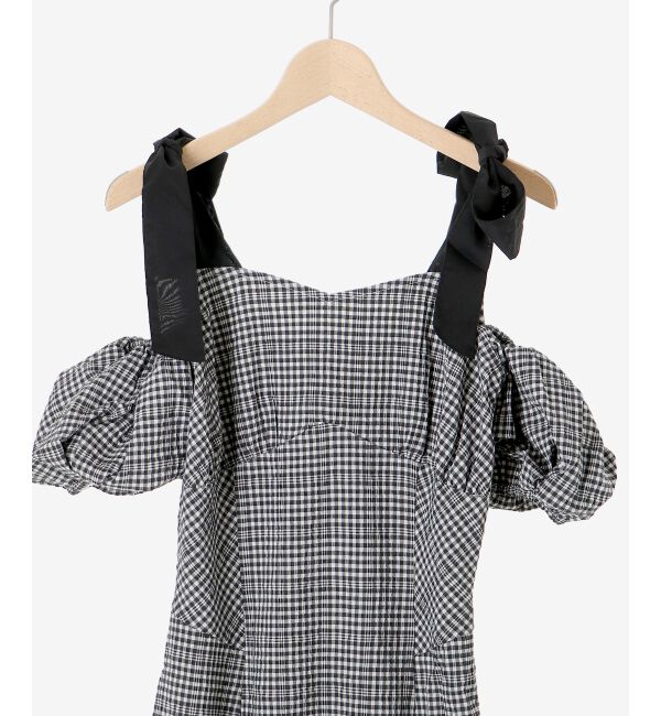 MAJESTICLEGON「2wayバイカラーリボンワンピース」|ワンピース|