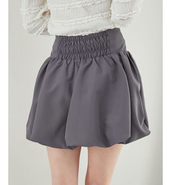 MAJESTICLEGON「ハイウエストバルーンミニスカパン」|スカート|