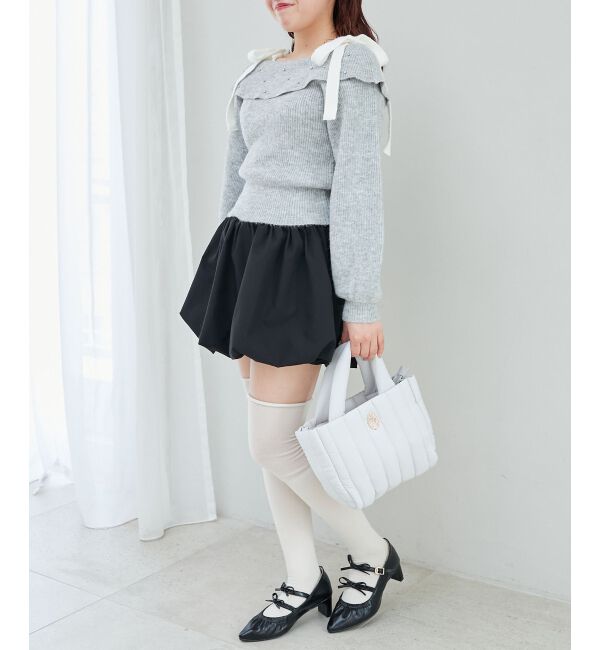 MAJESTICLEGON「ハイウエストバルーンミニスカパン」|スカート|