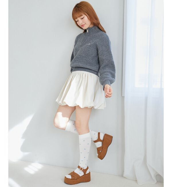 MAJESTICLEGON「ハイウエストバルーンミニスカパン」|スカート|