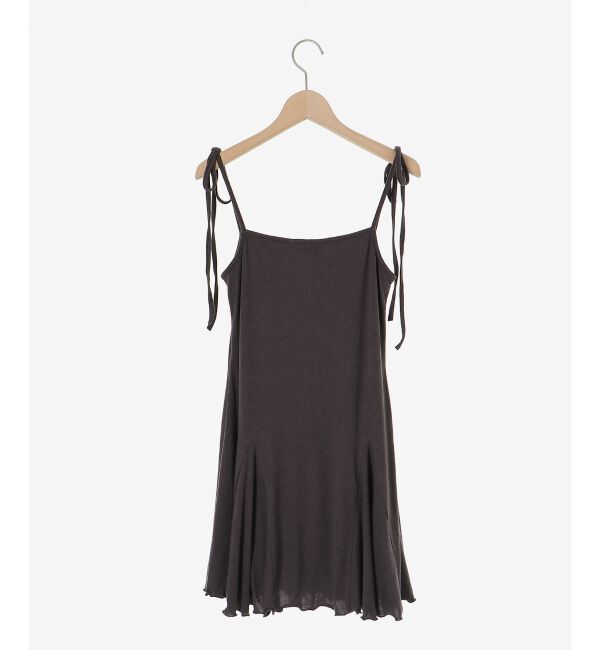  「カーデセット肩リボンキャミワンピ」|ワンピース|