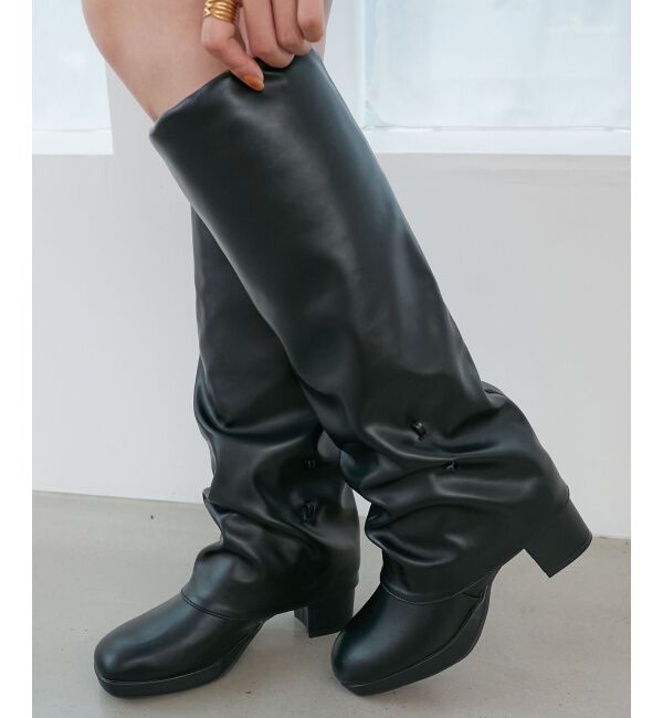  「マルチwayチェーンカバーロングブーツ」|ロングブーツ|