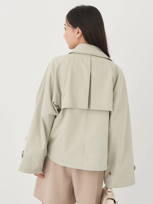 earth music&ecology「ショートトレンチコート」|トレンチコート|