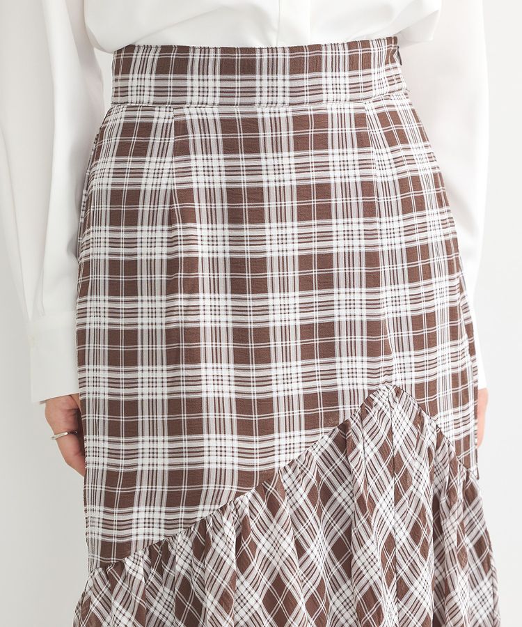 earth music&ecology「イレヘムチェックスカート」|スカート|