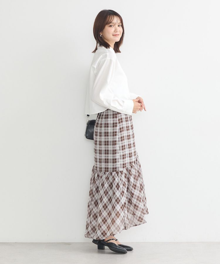 earth music&ecology「イレヘムチェックスカート」|スカート|