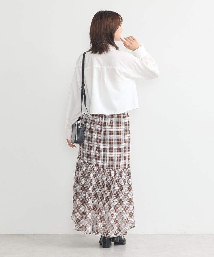 earth music&ecology「イレヘムチェックスカート」|スカート|