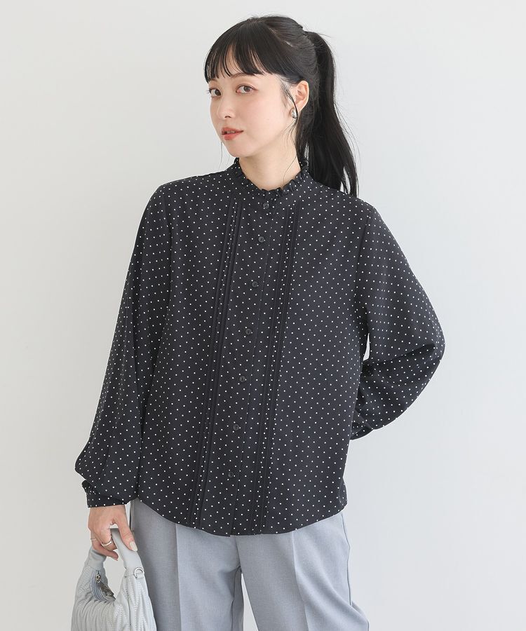 earth music&ecology「フリルピンタックブラウス」|シャツ・ブラウス|