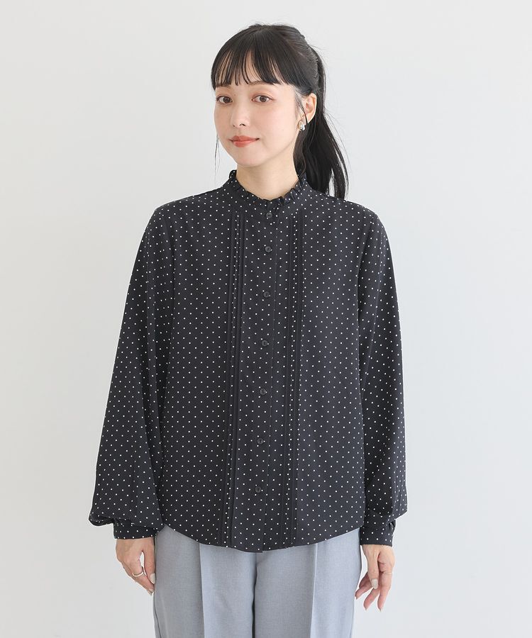 earth music&ecology「フリルピンタックブラウス」|シャツ・ブラウス|